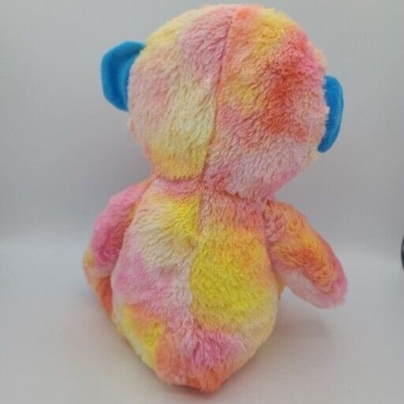 A&A Global Monkey Blue Face Rainbow Plush  Pastel - Picture 4 of 12